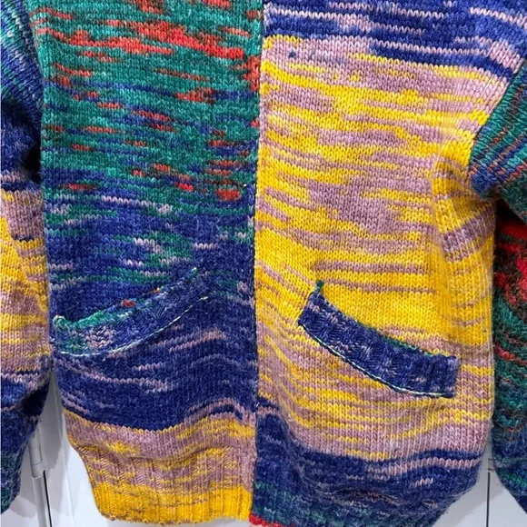 Urban Outfitters Colorful Zip-Front Sweater Jacket - Picture 5 of 11